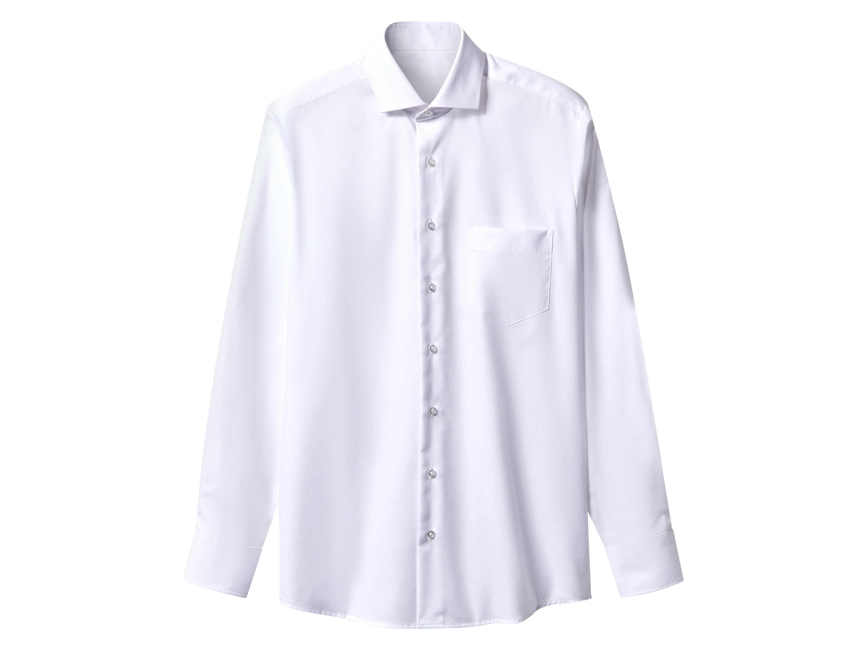 ESMARA MEN Herren Businesshemd, Regular Fit (Weiß, 44)
