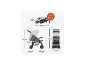 HAUCK Buggy Shopper Neo II Kinderwagen Maße und Gewicht: 7,8 kg, 106x78 cm