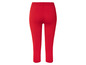 Rote Capri-Leggings für Damen.