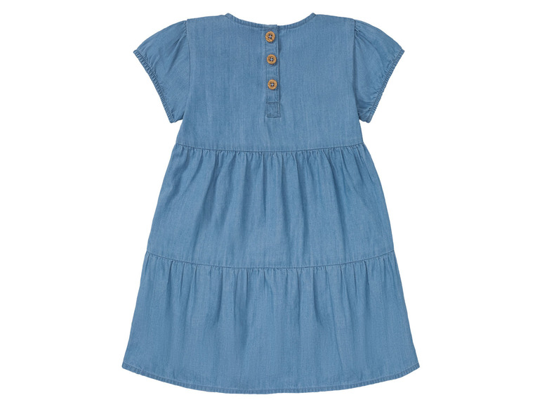 Gehe zu Vollbildansicht: LUPILU® Kleinkinder Mädchen Kleid, aus reiner Baumwolle - Bild 7