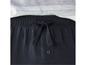 Schwarze Schlafhose mit Gummizug und Kordel