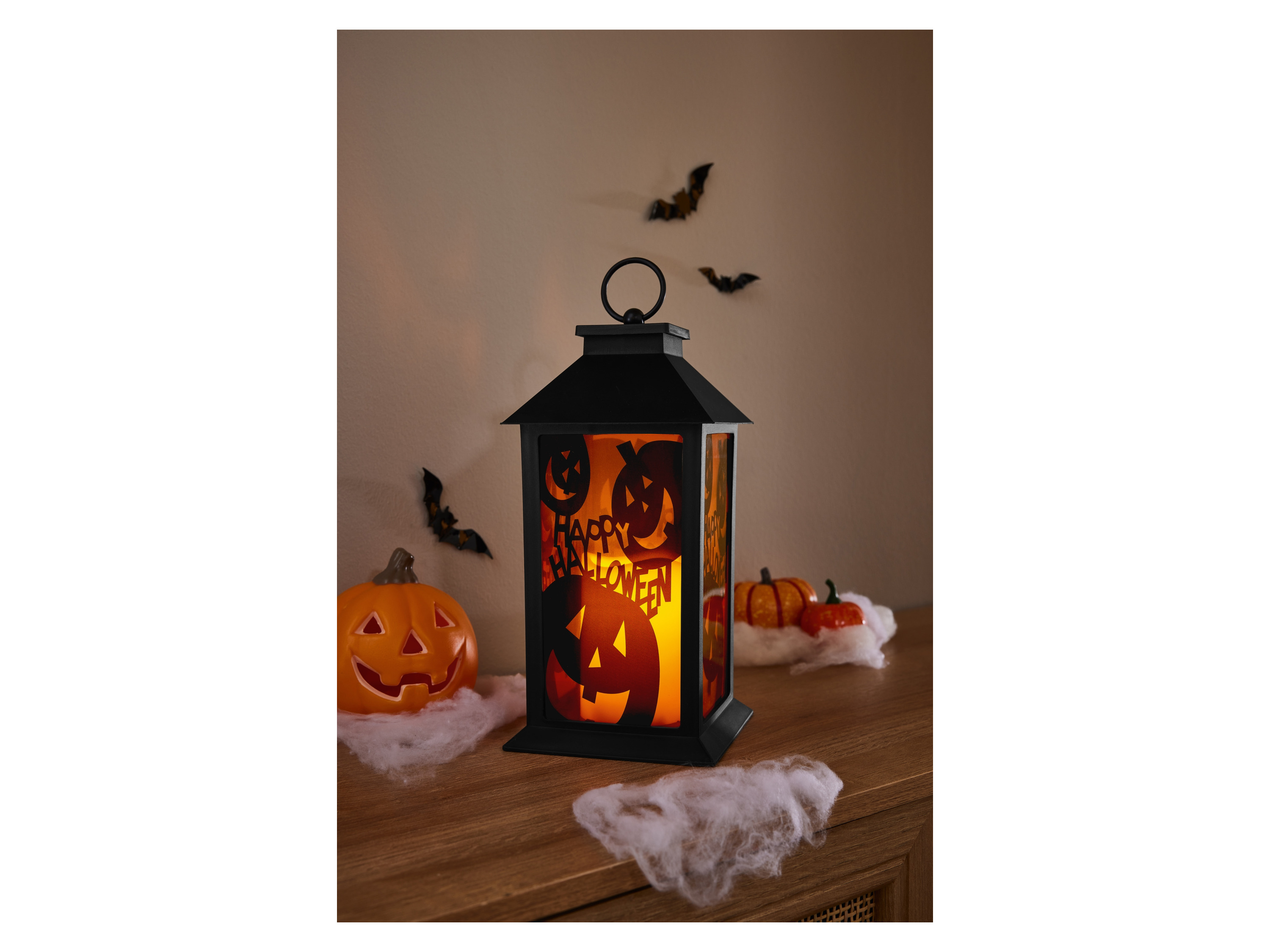 Thumbnail - LIVARNO home LED-Halloween-Laterne (eckig/orange)