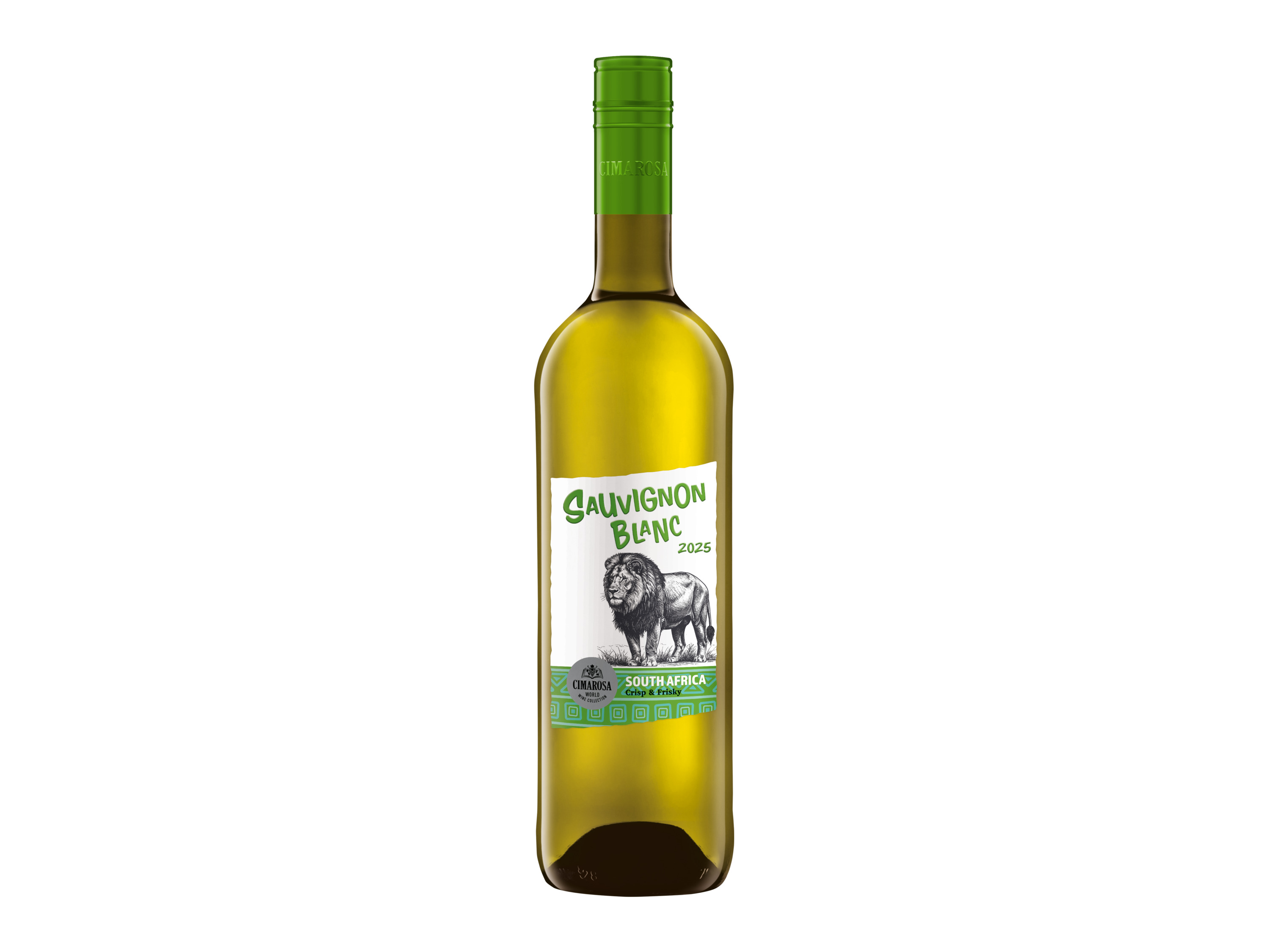 Lidl Wein-Angebot - CIMAROSA Sauvignon Blanc Western Cape Südafrika trocken, Weißwein 2025 - Mindestbestellmenge 6