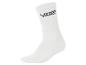 Weißer Socken mit schwarzem Logo