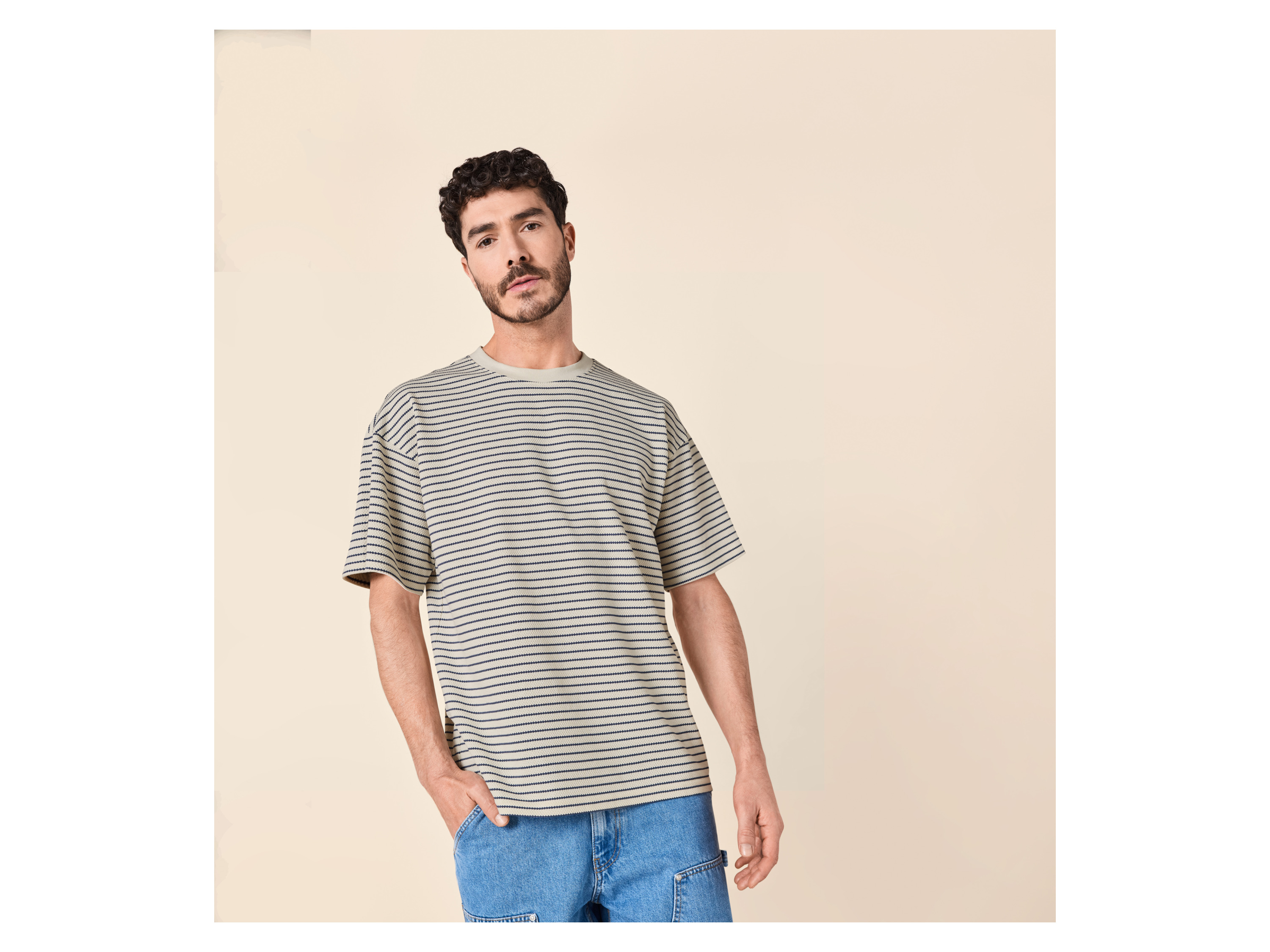 ESMARA MEN Herren T-Shirt (Weiß, XL (56/58)) – Bild 2 von 4