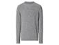 Grauer Herrenpullover mit Rippstrick