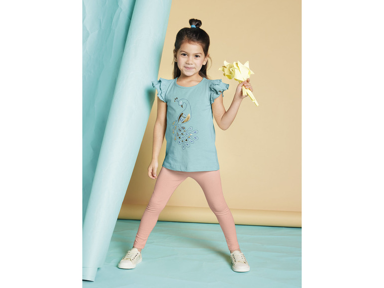 Gehe zu Vollbildansicht: lupilu® Kleinkinder Mädchen T-Shirts, 2 Stück, reine Baumwolle - Bild 6