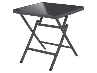 LIVARNO® Alu-Glastisch »Houston / Toronto«, 70 x 70 x 70 cm