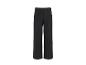 Elegante schwarze Damenhose mit geradem Schnitt und hoher Taille.
