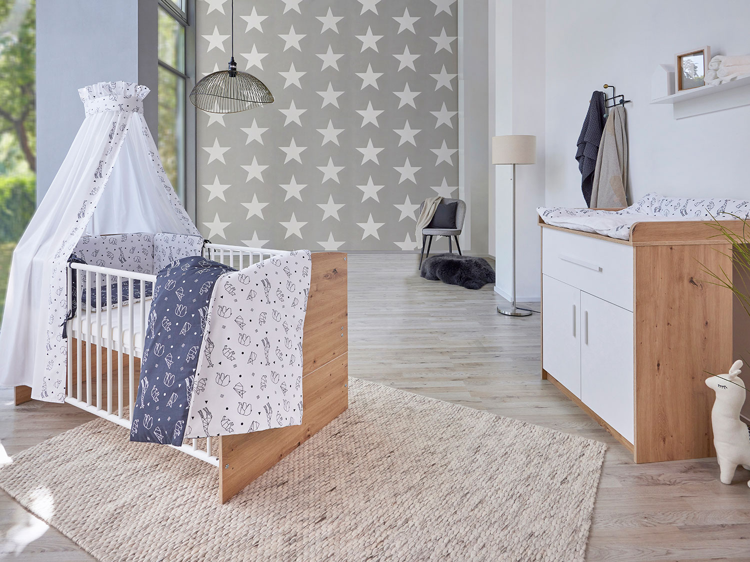 Schardt Babyzimmer Pepe inklusive Wickelaufsatz 2