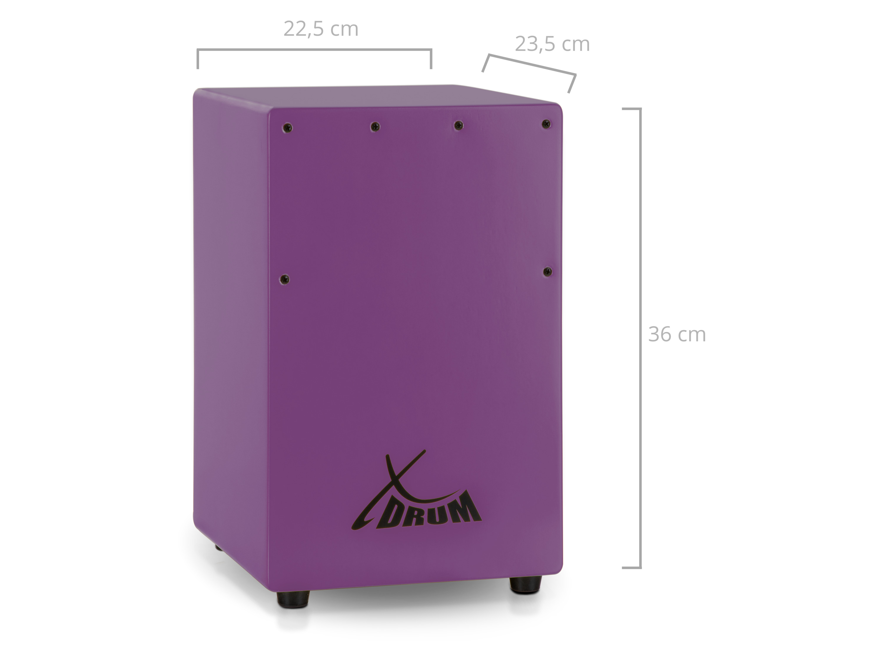 XDRUM Kinder-Cajon KC-37 (Violett) – Bild 3 von 4