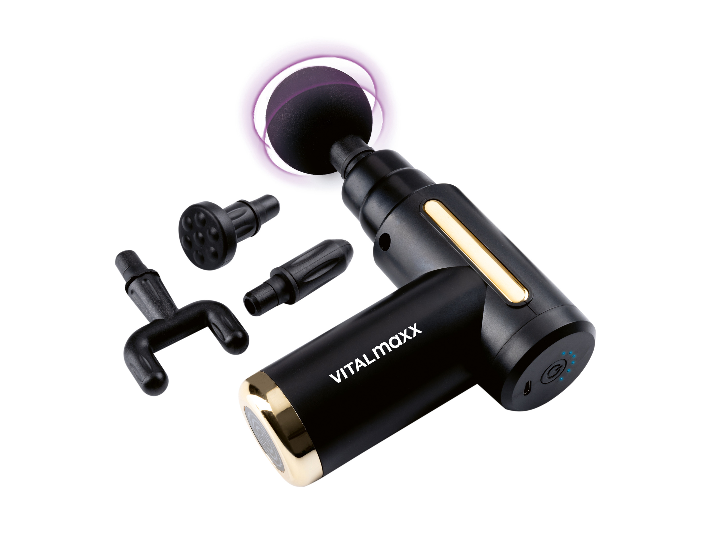 Thumbnail - VitalMaxx Mini Massage Gun, 5-teilig