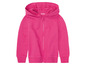 Ein rosa Kapuzenpullover mit Reißverschluss von Lupilu.