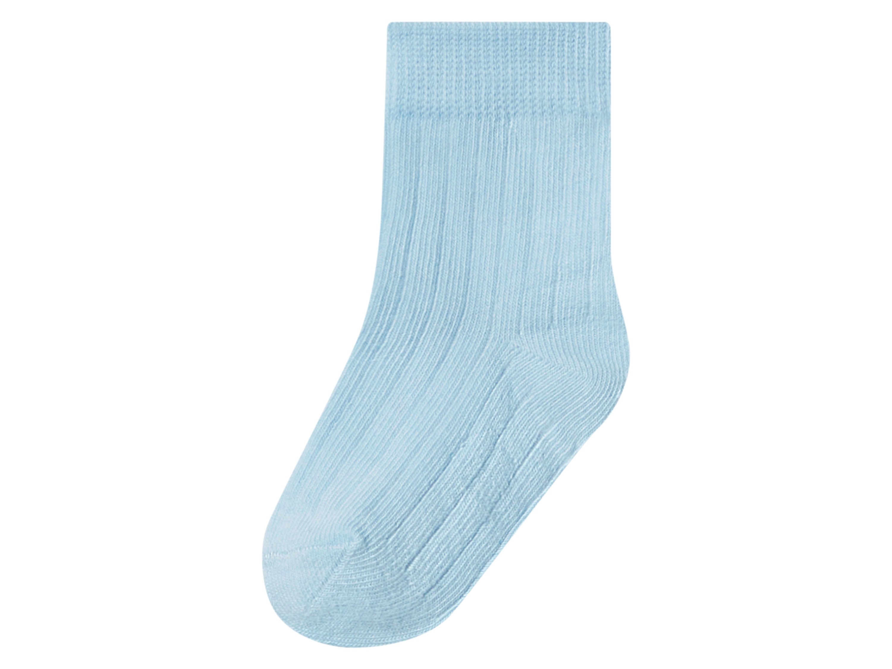 Thumbnail - lupilu® Baby Socken 5 Paar (hellblau/dunkelblau/grün/beige, 11/14)