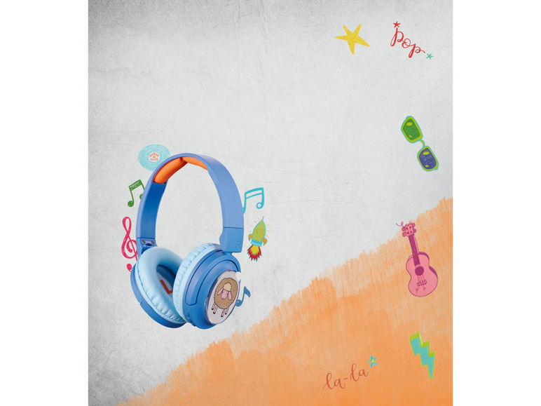 Gehe zu Vollbildansicht: SILVERCREST® Kinder Bluetooth®-On-Ear-Kopfhörer Rhythm Kids »SKRK 30 A1« - Bild 19