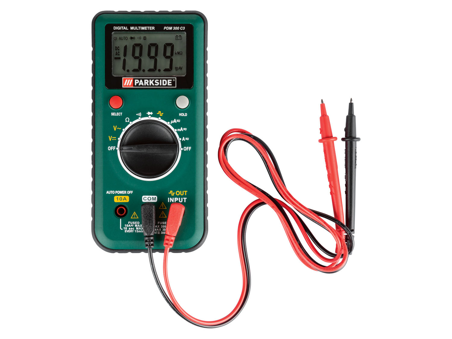 PARKSIDE® Autorange Multimeter digital »PDM 300 C3«, L…