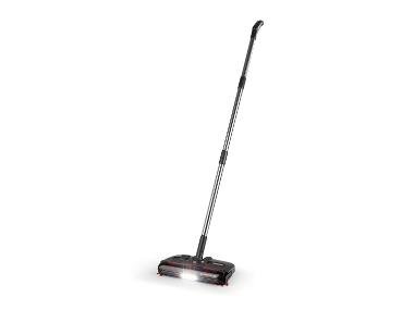 Cleanmaxx Akku-Besen mit Licht 3,7V grau