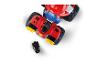 CARRERA Mario Kart™ Spielzeugauto mit offenem Batteriefach und Abdeckung daneben