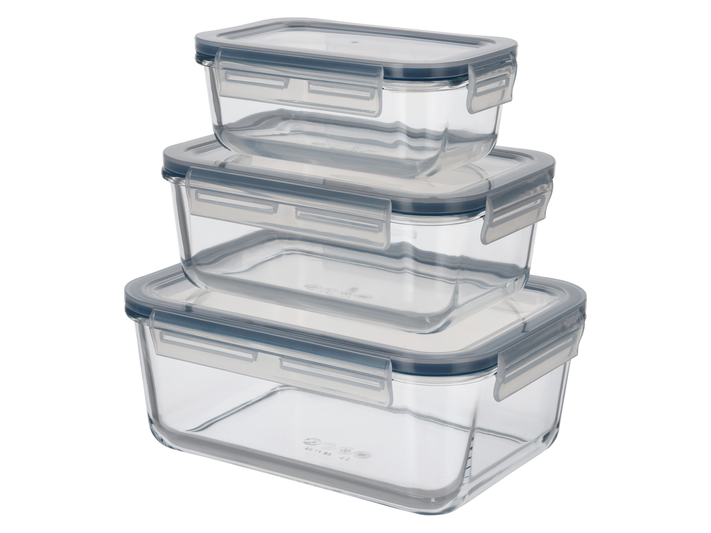 Thumbnail - SILVERCREST® Frischhaltedosen-Set, 3 Stück (Rechteckig)