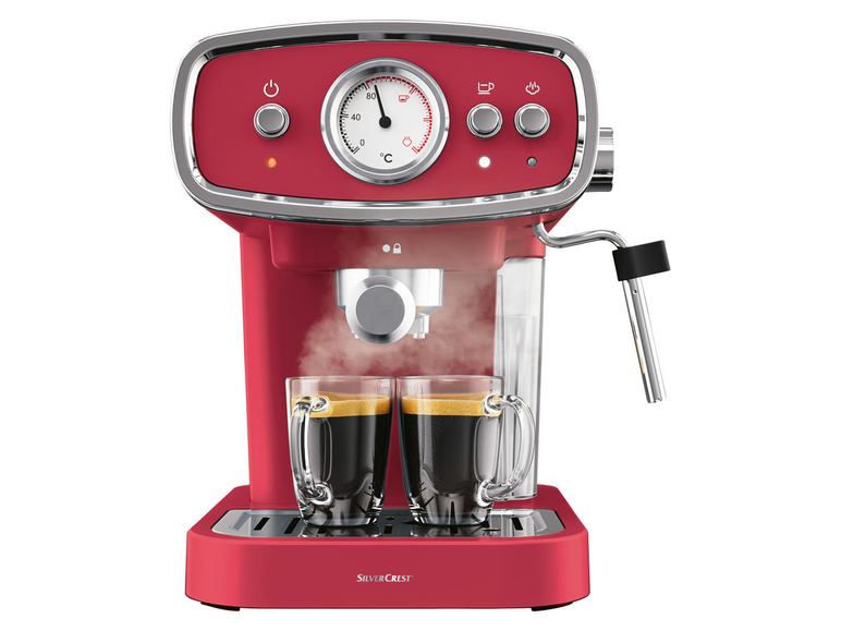 Gehe zu Vollbildansicht: SILVERCREST® Espressomaschine »SEM 1050 B1«, mit Siebträger - Bild 2