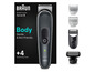 Braun BodyGroomer Series 5 elektrische Rasierer mit 4 Aufsätzen