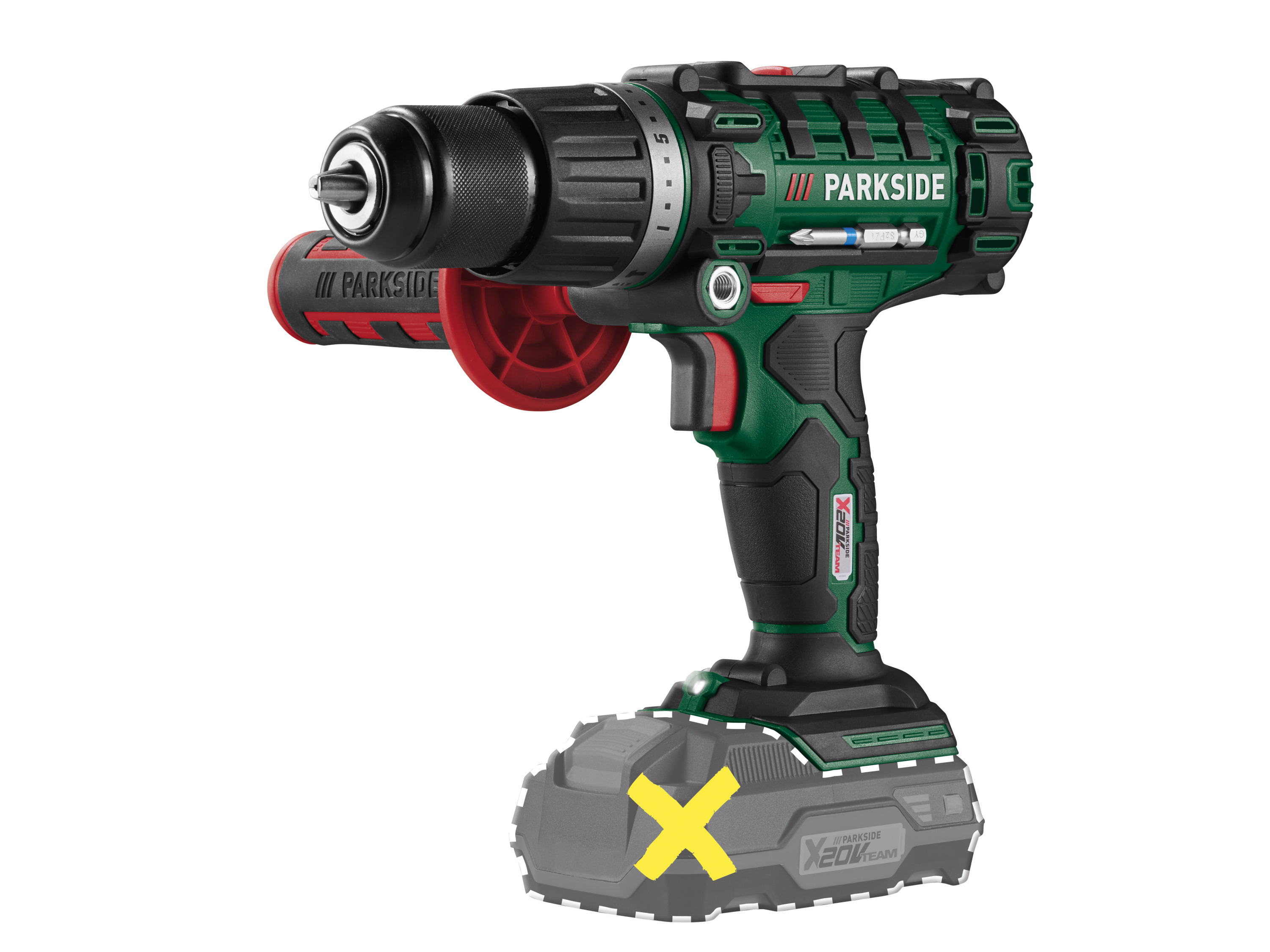 PARKSIDE® 20 V Akku-Schlagbohrschrauber »PSBSA 20-Li E4«, ohne Akku und Ladegerät – Bild 2 von 4