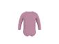 Rosa langärmeliger Baby-Body, Rückansicht