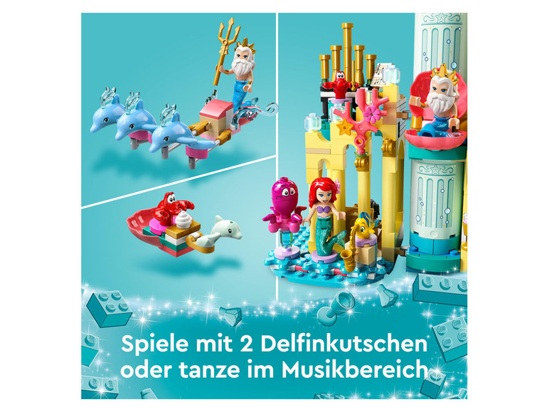 Gehe zu Vollbildansicht: LEGO® Disney Princess™ 43207 »Arielles Unterwasserschloss« - Bild 11