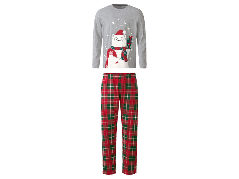 Gehe zu Vollbildansicht: LIVERGY Herren Pyjama mit weihnachtlichen Motiven - Bild 13