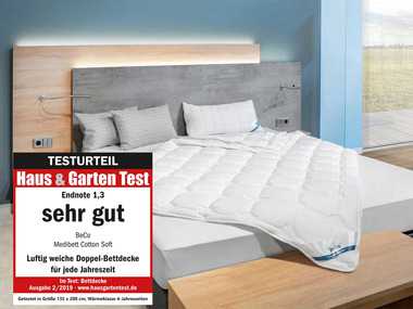 BeCo - BeCo Vierjahreszeiten-Bettdecke »Medibett Cotton Soft«, perfekte Klimatisierung, stabil