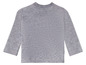 Ein graues Langarmshirt für Kinder.