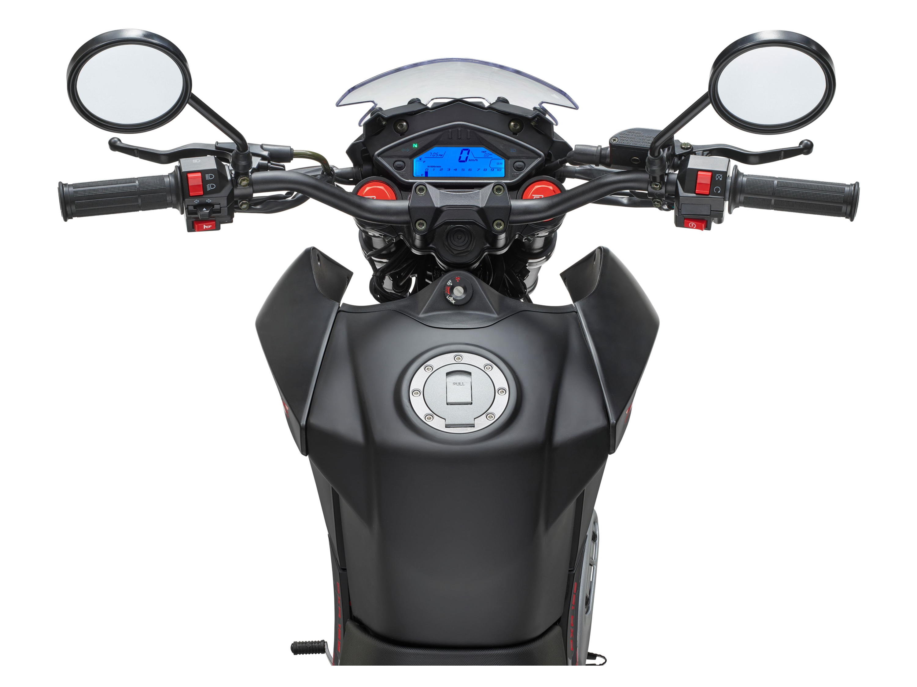 PRIKE Motorrad PXA 125 Adventure, E5+, 124 ccm, 85 km/h, Euro 5+, 7,3 kW, 9,9 PS, CBS, 125er Reise-Enduro, digitales Cockpit – Bild 4 von 4