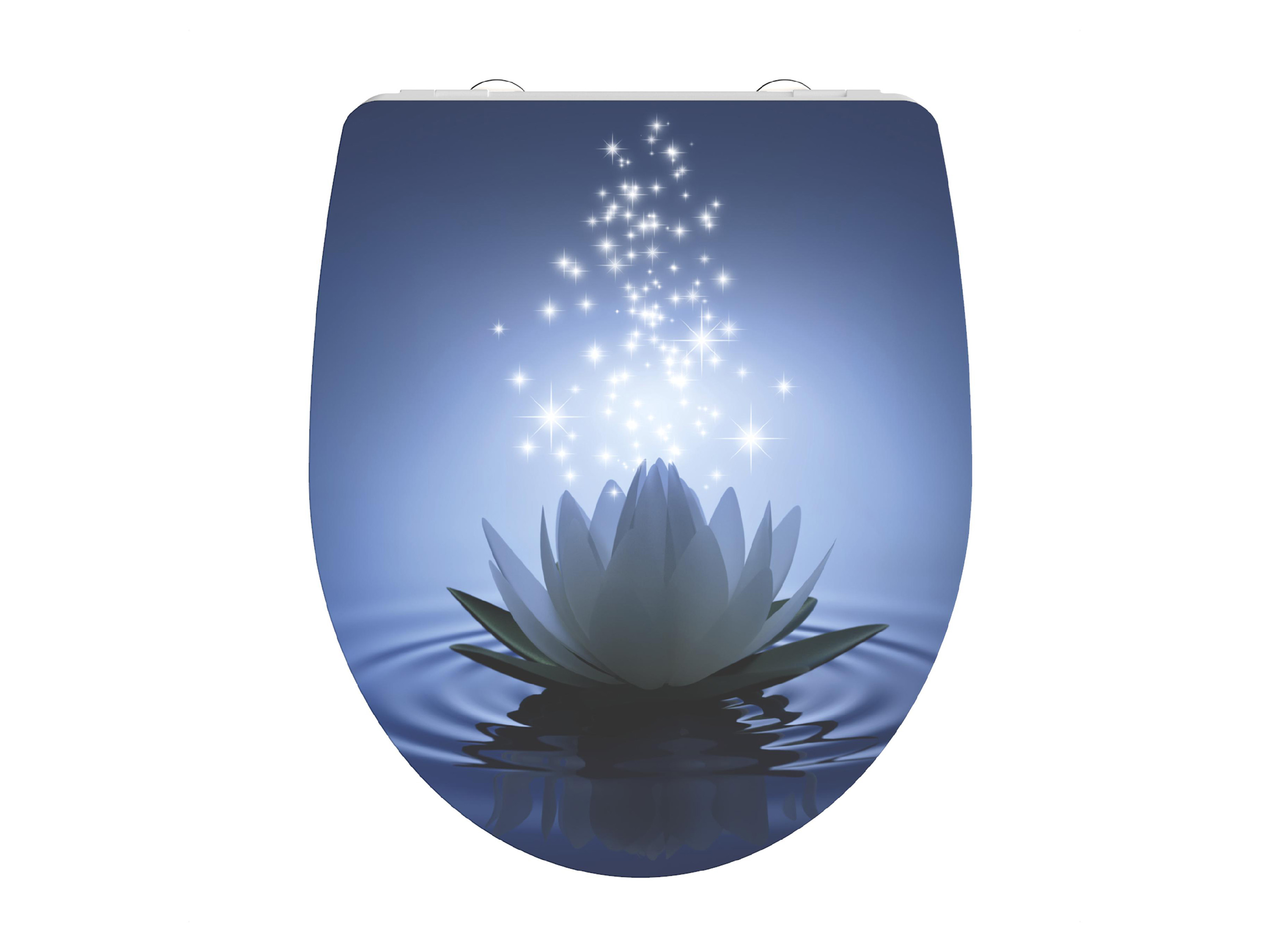 Schütte WC-Sitz High Gloss mit Absenkautomatik und Schnellverschluss (Water Lily) | 04008431825823
