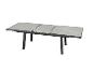 Ausziehbarer Tisch mit Beton-Optik Platte, moderner Stil.