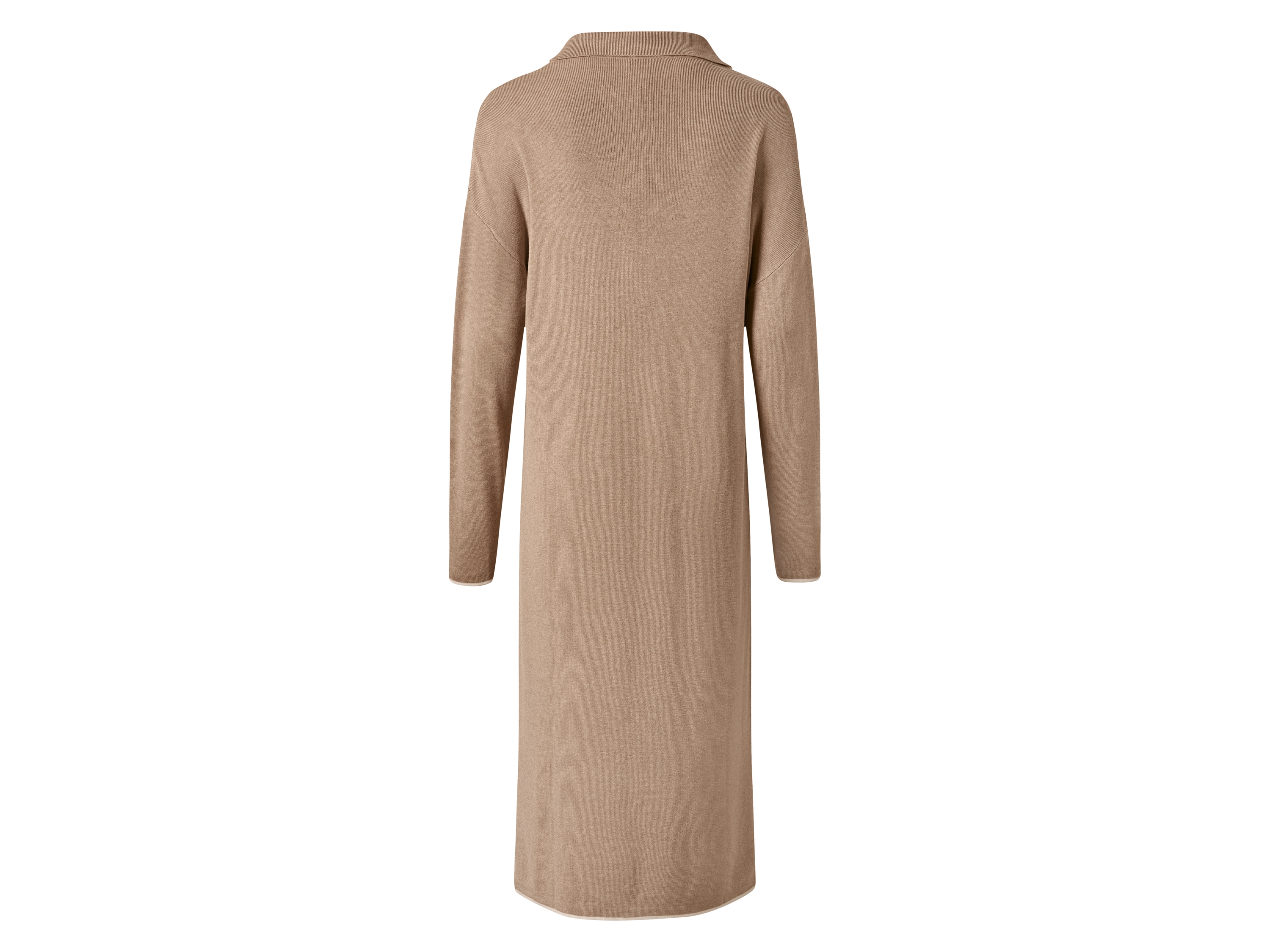 Thumbnail - esmara®  Damen Strickkleid, mit langen Ärmeln (Beige, M(40/42))