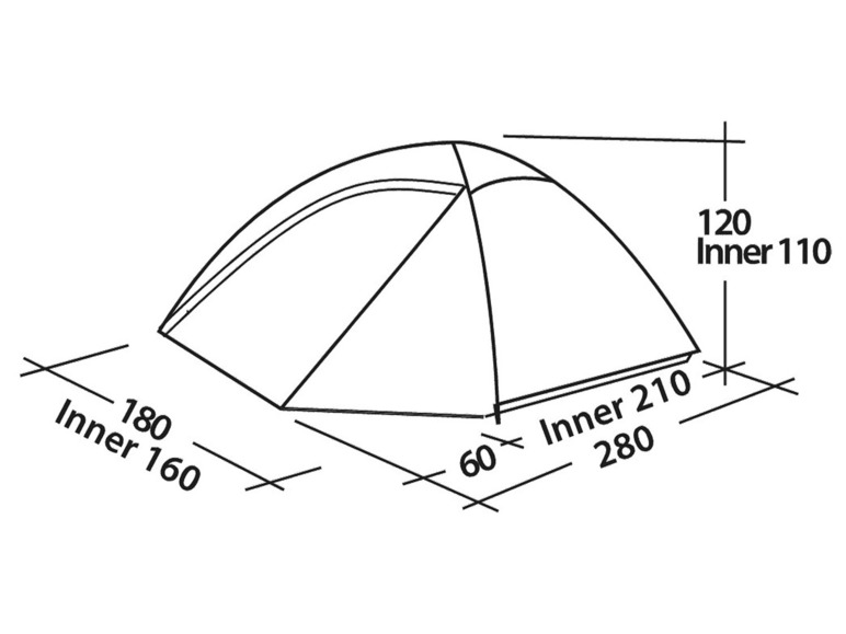Easy Camp Campingzelt Meteor 300 | Zelte