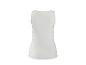 Weißes Damen-Tanktop, Rückansicht.