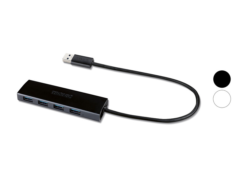 Gehe zu Vollbildansicht: TRONIC® USB-Hub 4 -Port USB 3.0 - Bild 1
