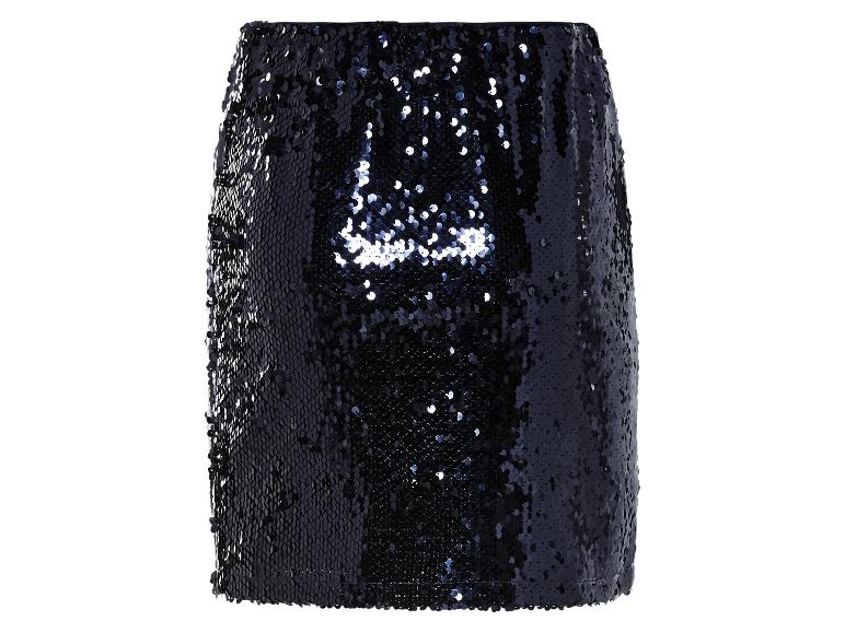 Ein schwarzer Paillettenrock