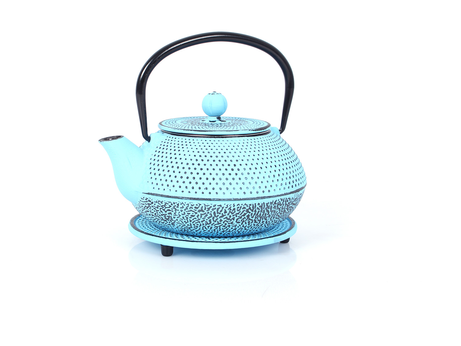 Thumbnail - ECHTWERK Teeservice aus Gusseisen (Hellblau, 0,8L)