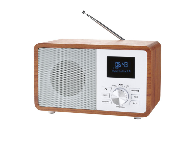 Silvercrest Dab+ Radio Mit Bluetooth Test DAB+-Bluetooth®-Radio, in Holz-Optik | LIDL