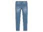 Hellblaue Jeans mit hoher Taille.