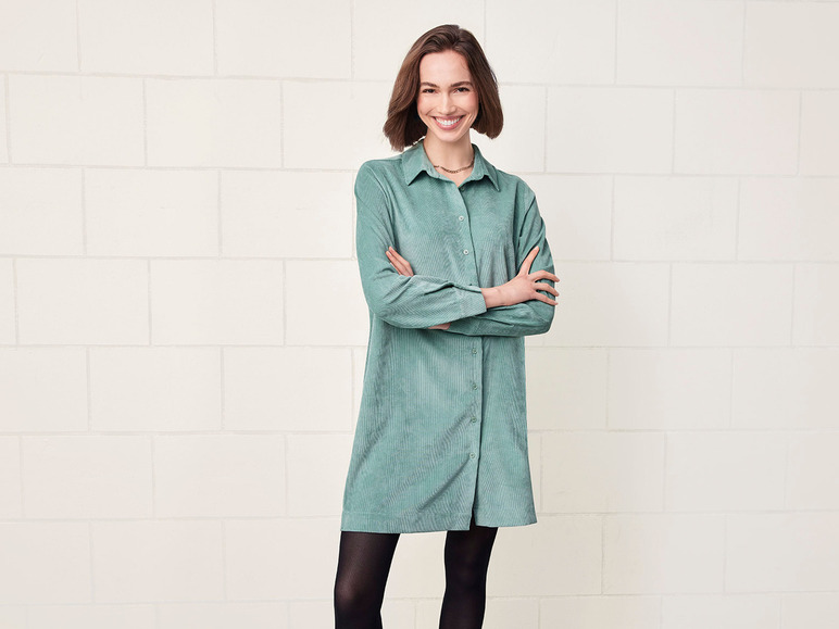 Gehe zu Vollbildansicht: esmara® Damen Blusenkleid aus weicher Feincord-Qualität - Bild 6