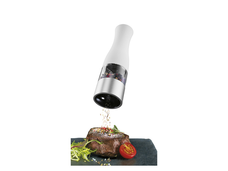 Gehe zu Vollbildansicht: SILVERCREST® Elektrische Salz- / Pfeffermühle, mit Beleuchtung, 22 cm - Bild 10