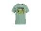Grünes Kinder-T-Shirt mit Minecraft „BLOCK BOSS“-Motiv und zwei Creepers.
