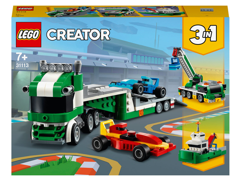 Gehe zu Vollbildansicht: LEGO® Creator 31113 »Rennwagentransporter« - Bild 1
