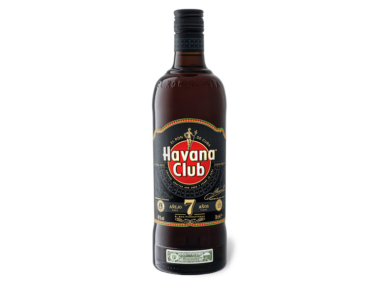 Echtes Produkt, limitierter Exklusivverkauf! Havana Club Jahre Rum 7 Vol 40% Añejo