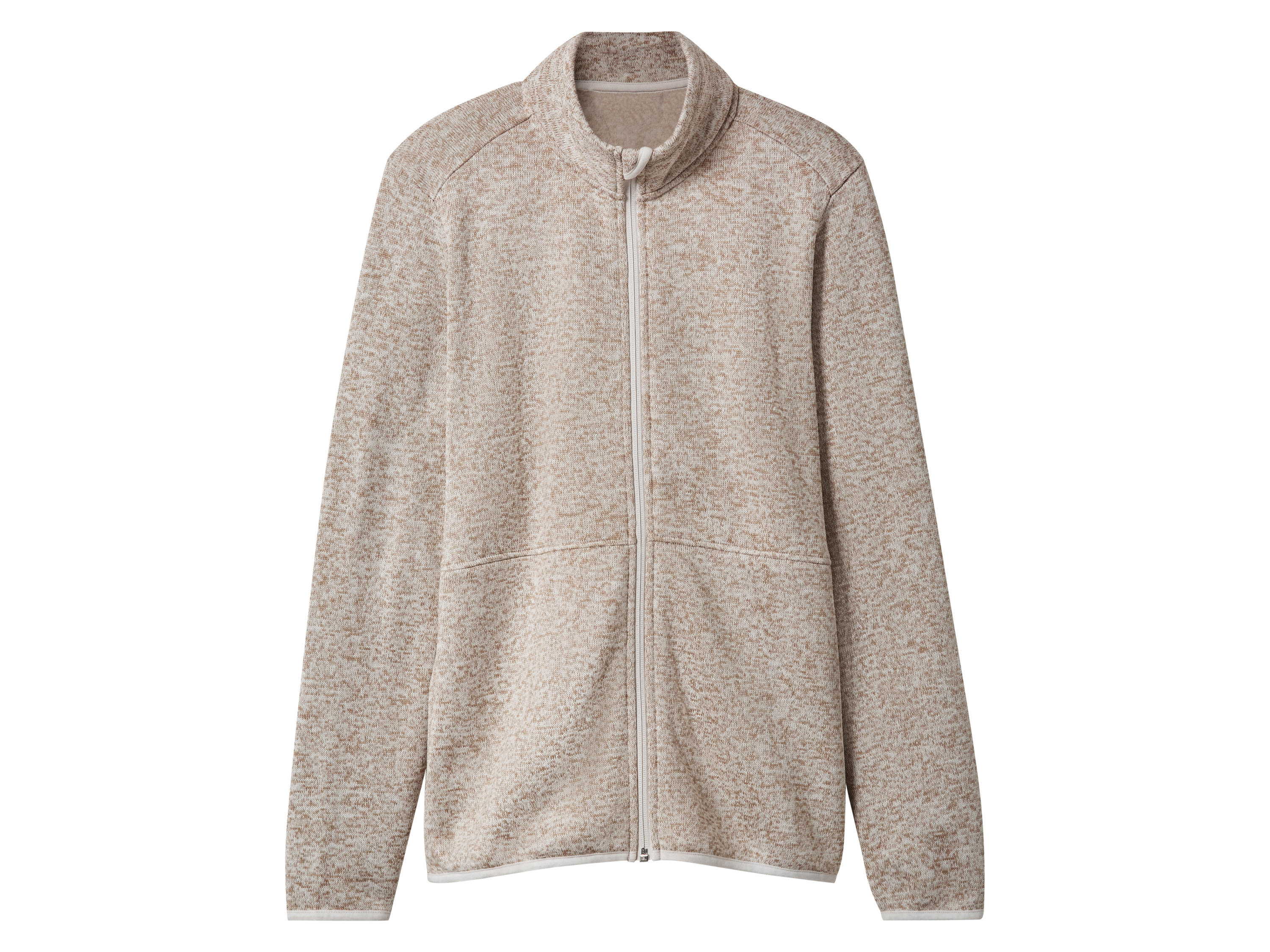 ESMARA® Damen Strickfleece-Jacke (Beige, XS(32/34))