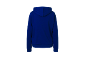 Blauer Kapuzenpullover, Rückansicht