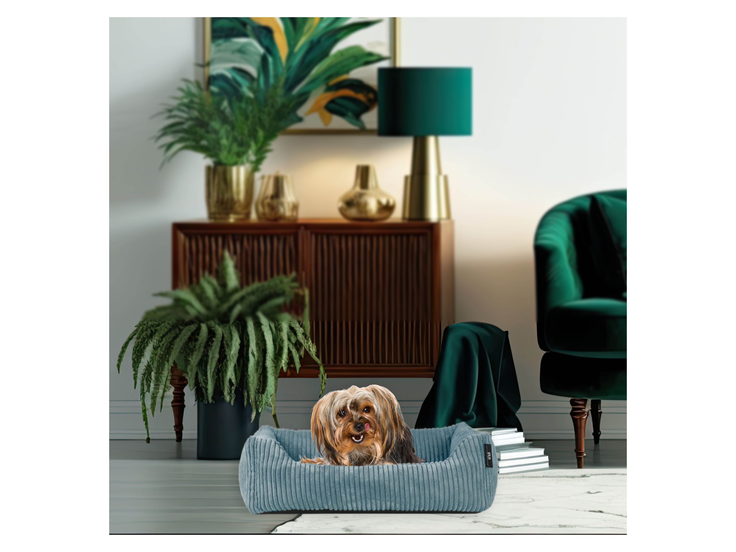 Thumbnail - ROHRSCHNEIDER Tierbett Milly (Türkis)